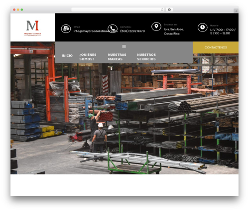 WP theme constructr - mayoreodelistmo-cr.com