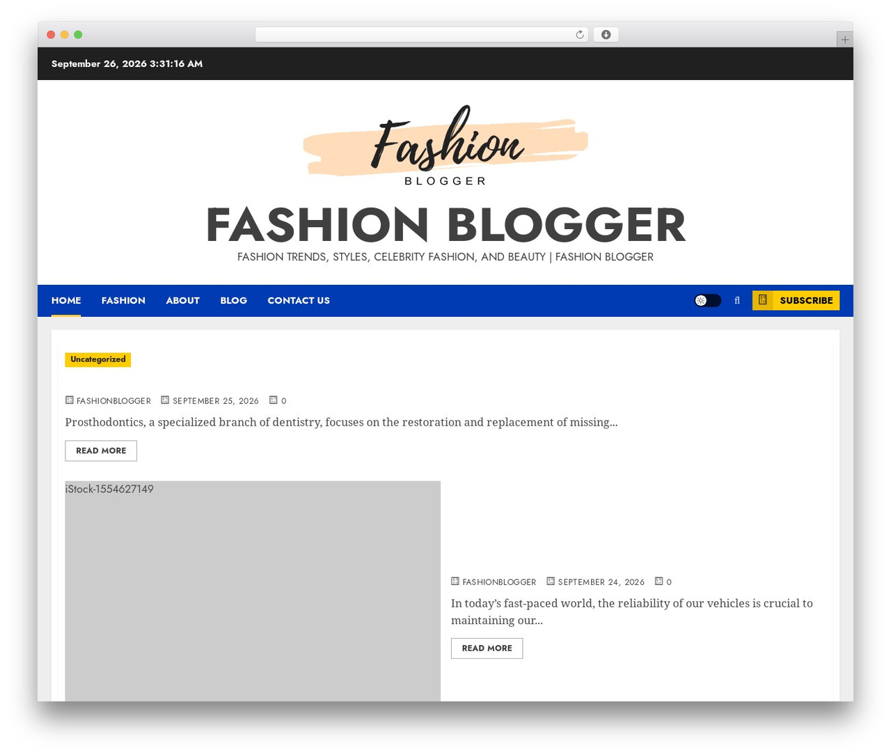 ChromeNews theme WordPress free - fashionblogger.rocks