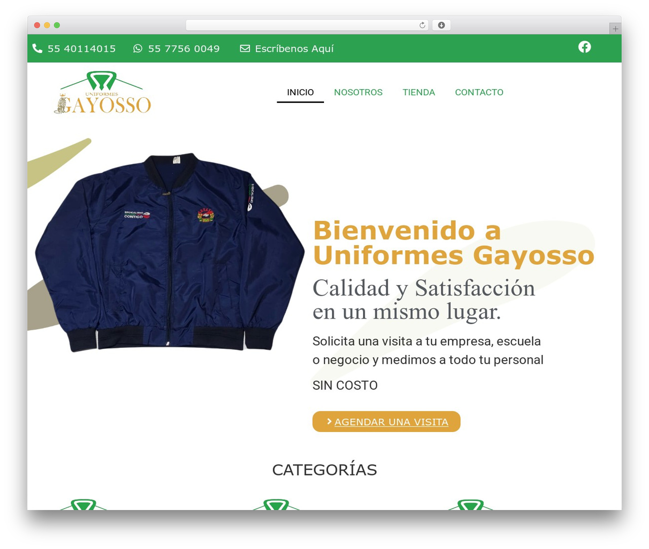 Hello Elementor theme WordPress - uniformesgayosso.com
