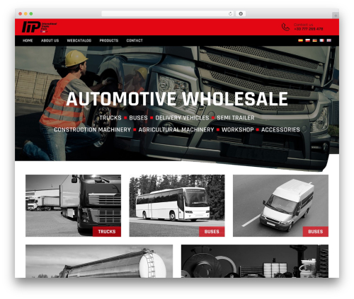 ITP WordPress theme - itrucksparts.com