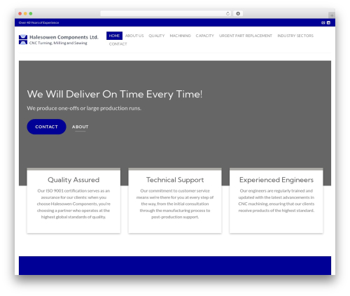 WordPress theme Flatsome - halesowencnc.co.uk