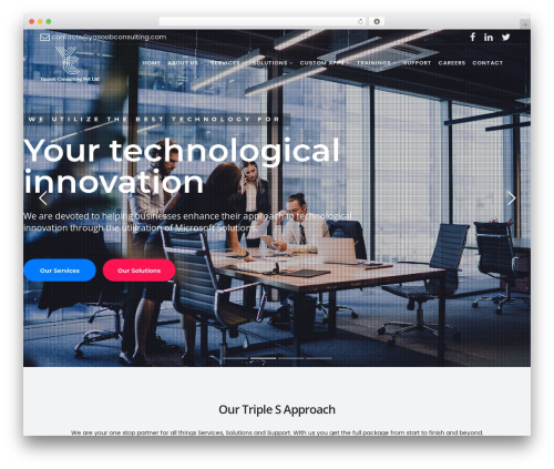 WordPress theme Rare - yasoobconsulting.com