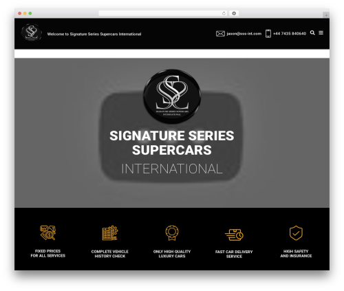 WordPress theme SS - sss-int.com