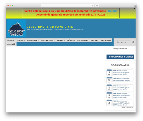 WordPress website theme Customify - cspa.fr