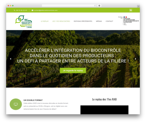 Page builder pmc WordPress plugin - rencontres-annuelles-du-biocontrole.com