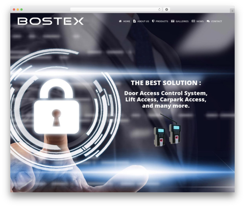 BOSTEX theme WordPress - www.bostex.id