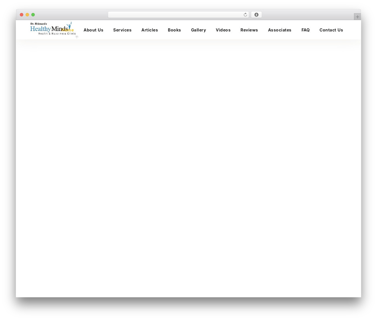 Bridge WordPress theme - drbhimani.com