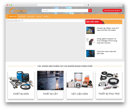 Cantech top WordPress theme - cantech.com.vn