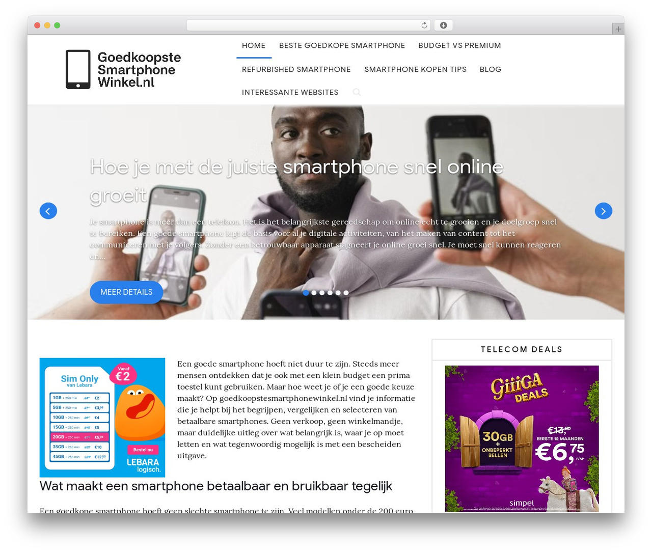 Easy Storefront theme WordPress - goedkoopstesmartphonewinkel.nl Easy Storefront theme WordPress - goedkoopstesmartphonewinkel.nl