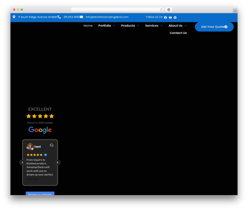 Widgets for google reviews and ratings WordPress plugin - anotheramazingdeck.com