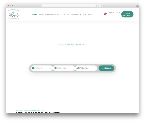 Vacation rental booking WordPress plugin - kismetproperties30a.com