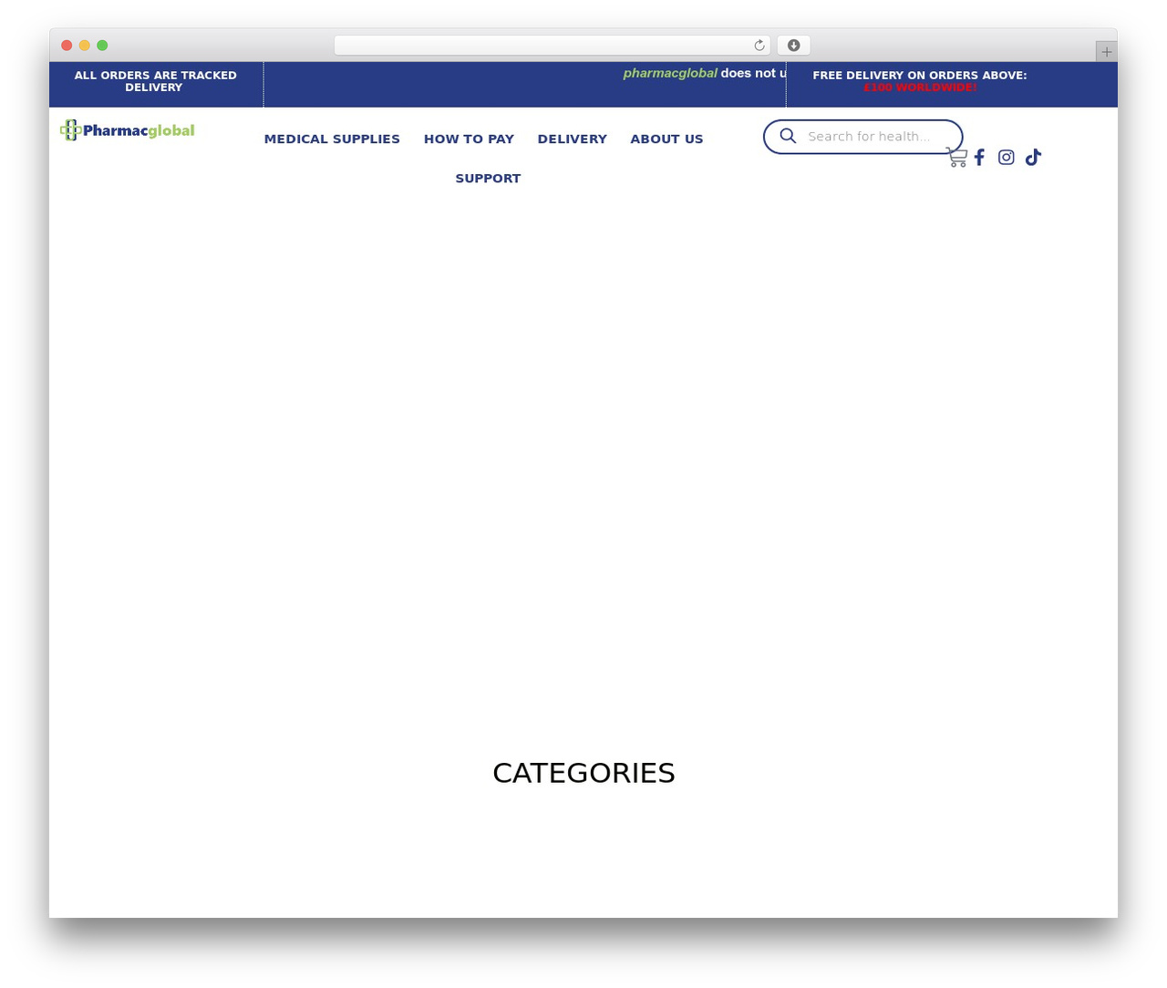Hello Elementor WordPress theme - pharmacglobal.com