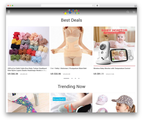 Rubens WordPress theme - bebeinn.com