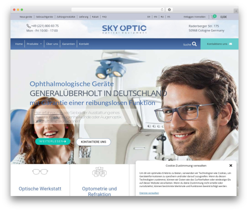 ShopStore theme WordPress - sky-optic.de