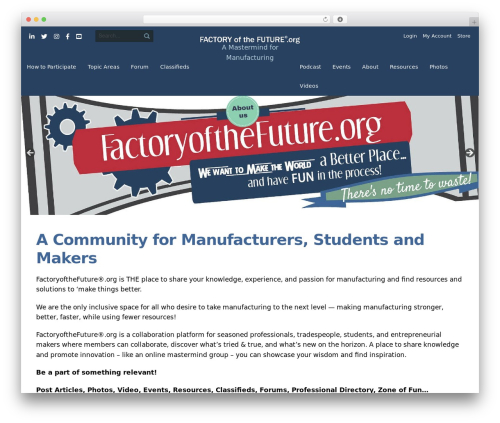 Storefront WordPress theme free - factoryofthefuture.org
