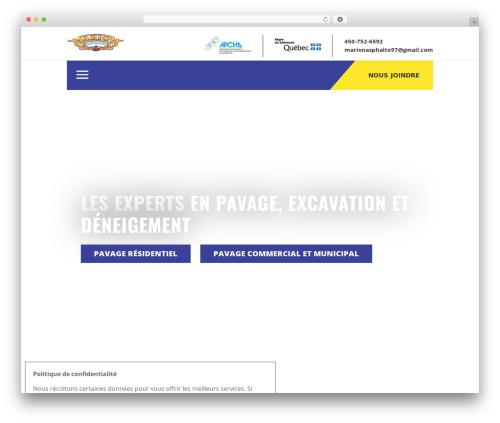 template theme WordPress - marionasphalte.com