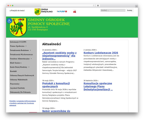 WordPress Accessibility (aghai-accessibility) free WordPress plugin - gops-swietajno.pl