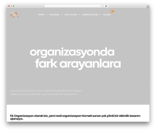 Theme WordPress Framek - www.faorganizasyon.com.tr