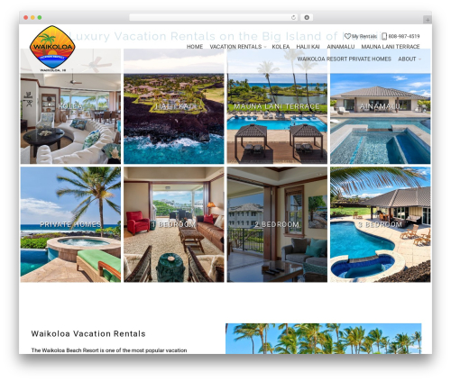 Theme WordPress RealTech Direct - www.waikoloavacationrentals.com