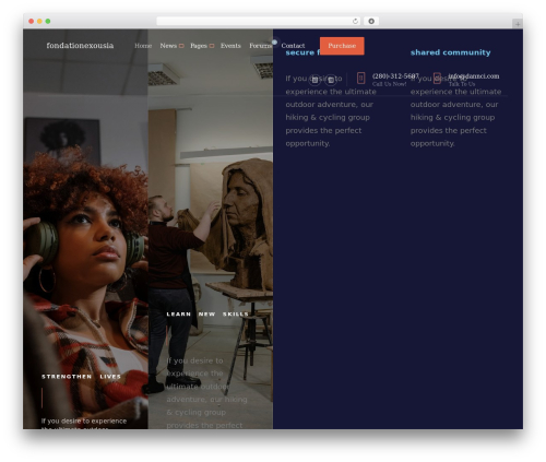 UnityPress WP theme - fondationexousia.org