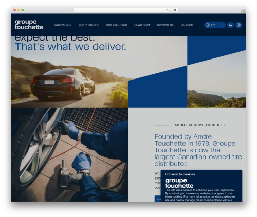 Vortex WordPress theme - grtouchette.com