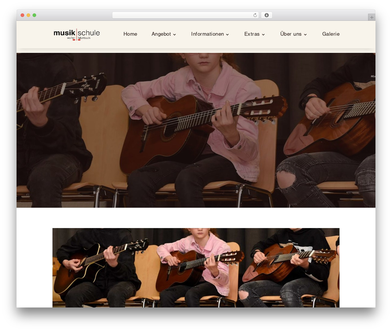 WordPress theme Divi - musikschule-wofu.ch