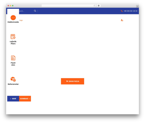 WordPress theme Transida - bpnakliyat.com