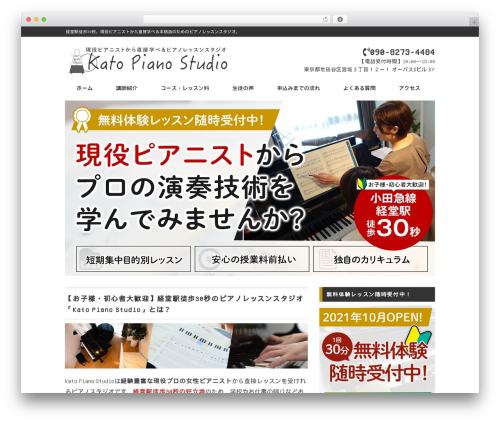 WordPress theme White Studio - katopianostudio.com WordPress theme White Studio - katopianostudio.com