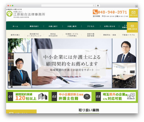船井総研 士業サイト WordPress theme - koshigaya-kigyo.com