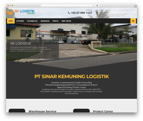 Compro theme WordPress - sk-logistik.id