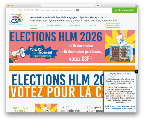 CSF theme WordPress - la-csf.org
