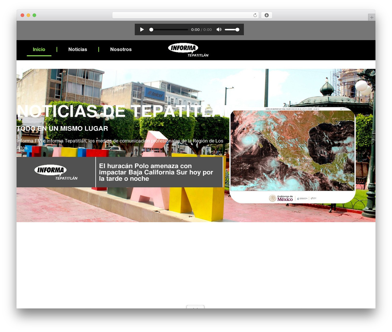 Hello Elementor WordPress theme - informafm.com