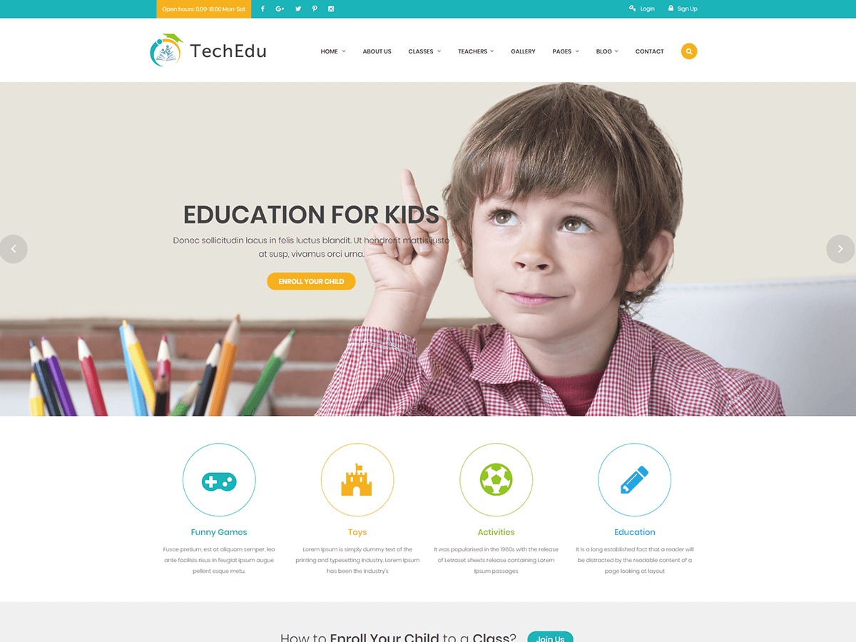 TecheduEm WordPress theme by Hastech