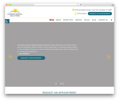 theme19 top WordPress theme - lakesidedentalsolutions.com