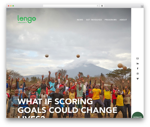 Ven Creative WordPress theme - lengofootballacademy.com