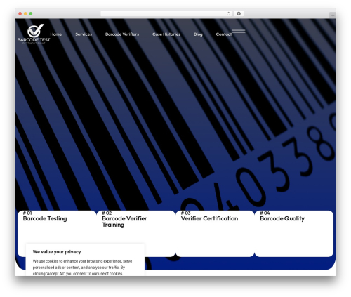 WordPress theme Hello Elementor - barcode-test.com