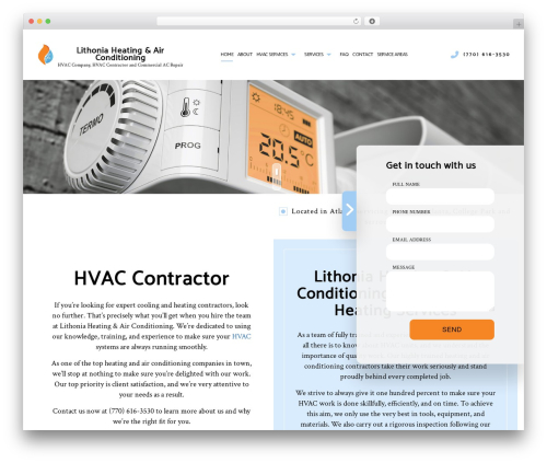 WordPress theme HVAC6 - lithoniaheatingandair.com