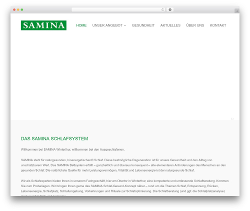 WordPress theme Smart - samina-winterthur.ch