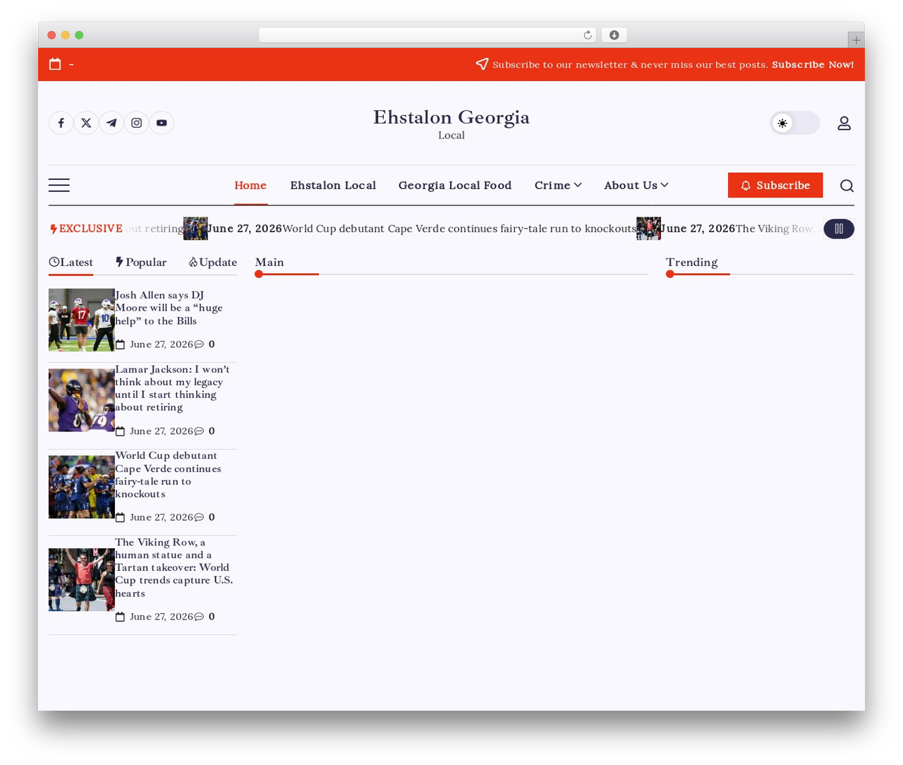 WordPress website theme Blogsy - ehstalon.com WordPress website theme Blogsy - ehstalon.com
