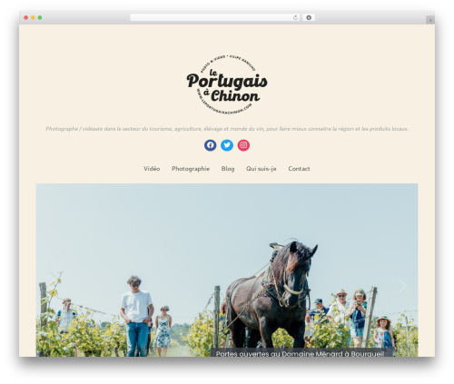 WordPress website theme Eclipse - leportugaisachinon.com