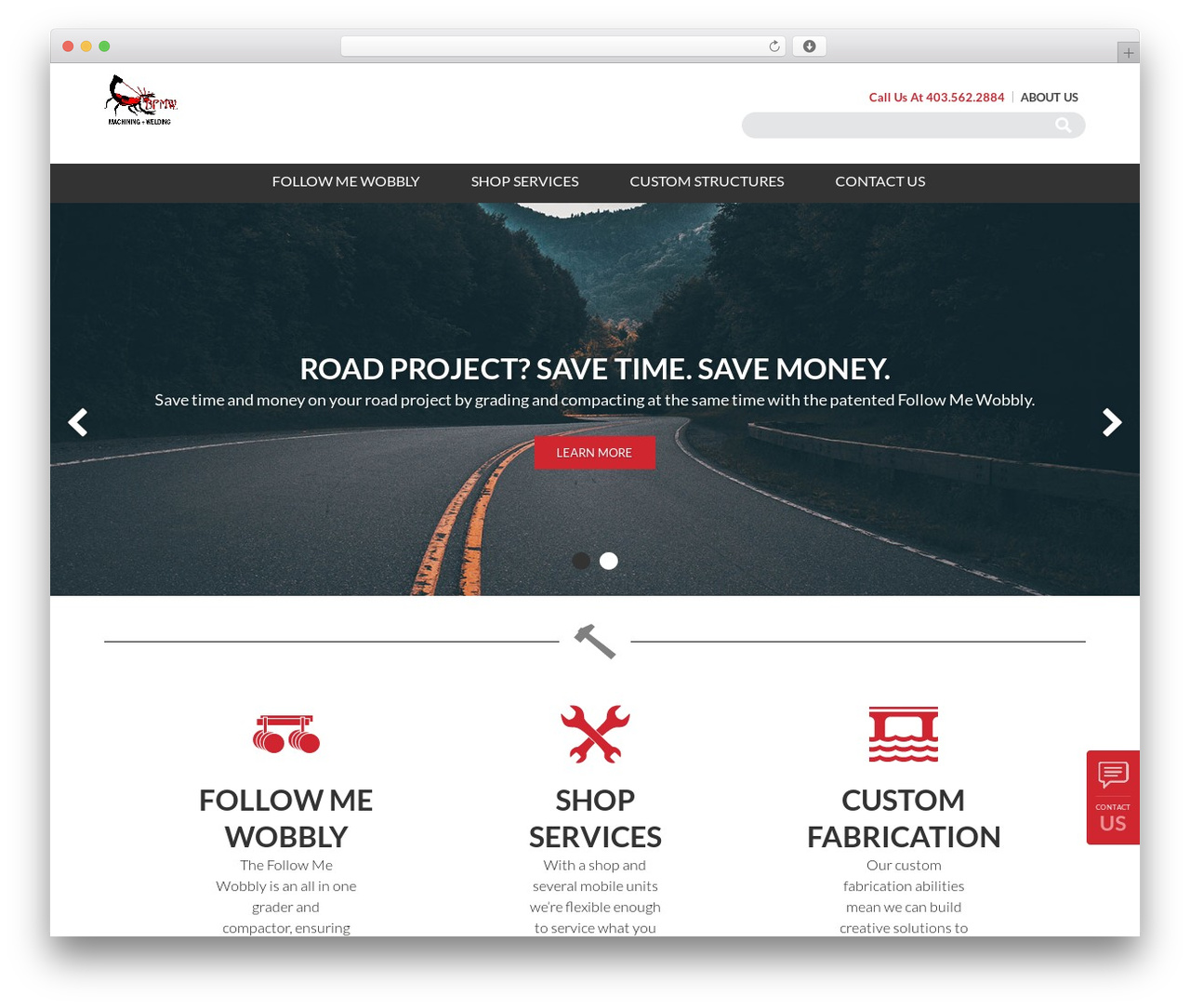 BDC WordPress theme - blairmoreprecision.com