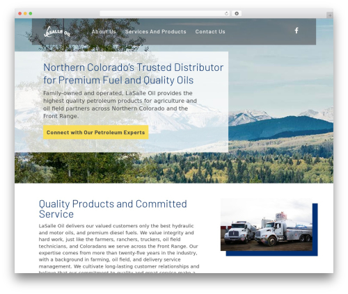 Bridge WordPress website theme - lasalleoil.com