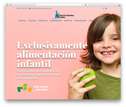 Divi theme WordPress - colectividadeschabe.com