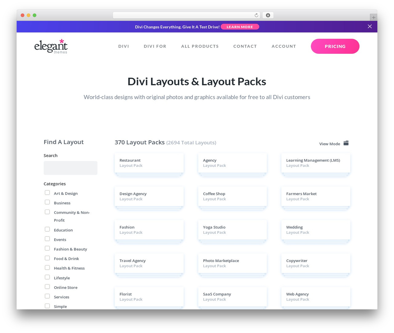 Divi WordPress theme - www.elegantthemes.com/layouts Divi WordPress theme - www.elegantthemes.com/layouts
