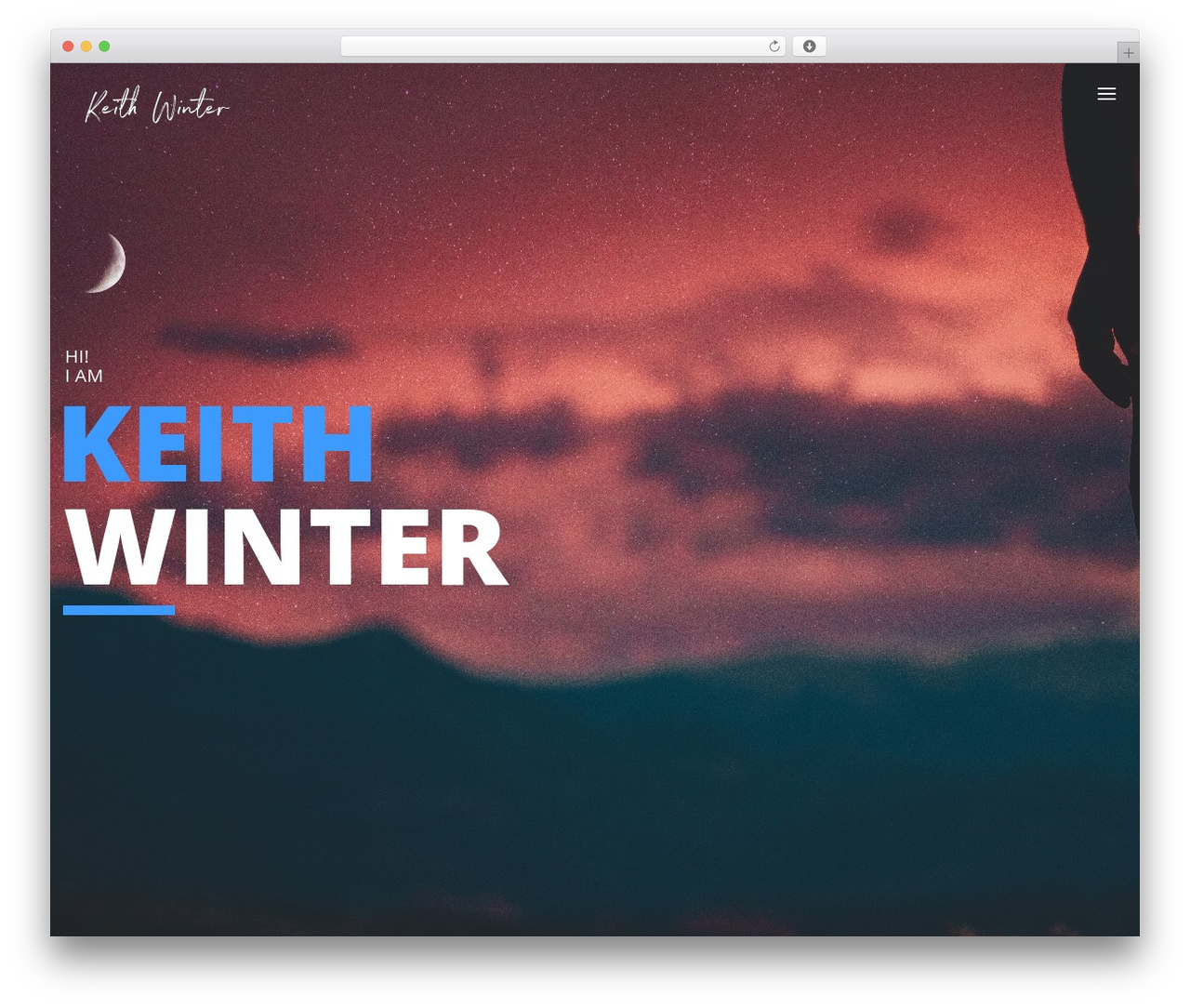 Gravity WP theme - iamkeithwinter.com