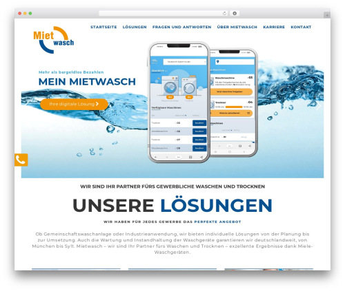 Layers WordPress theme - mietwasch.de