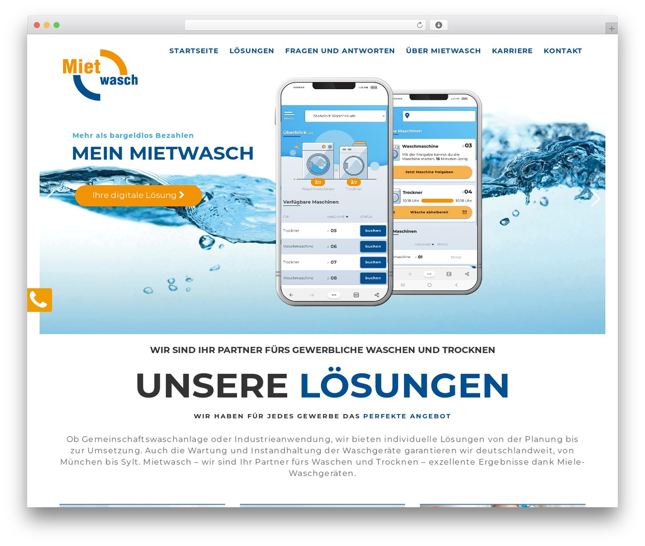 Layers WordPress theme - mietwasch.de Layers WordPress theme - mietwasch.de