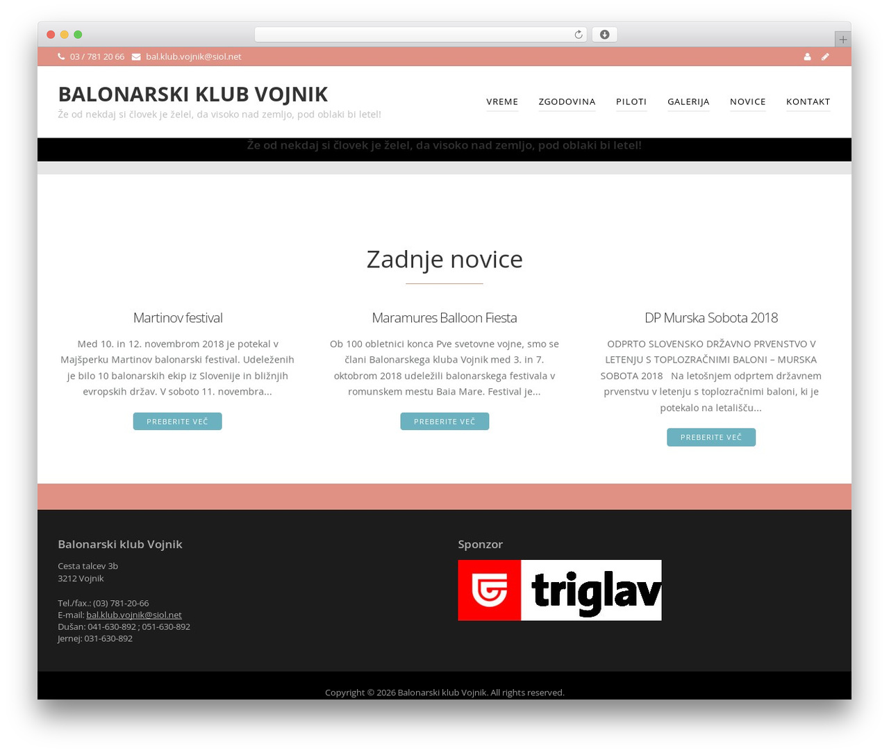 Shaped Pixels WordPress theme - baloni.net