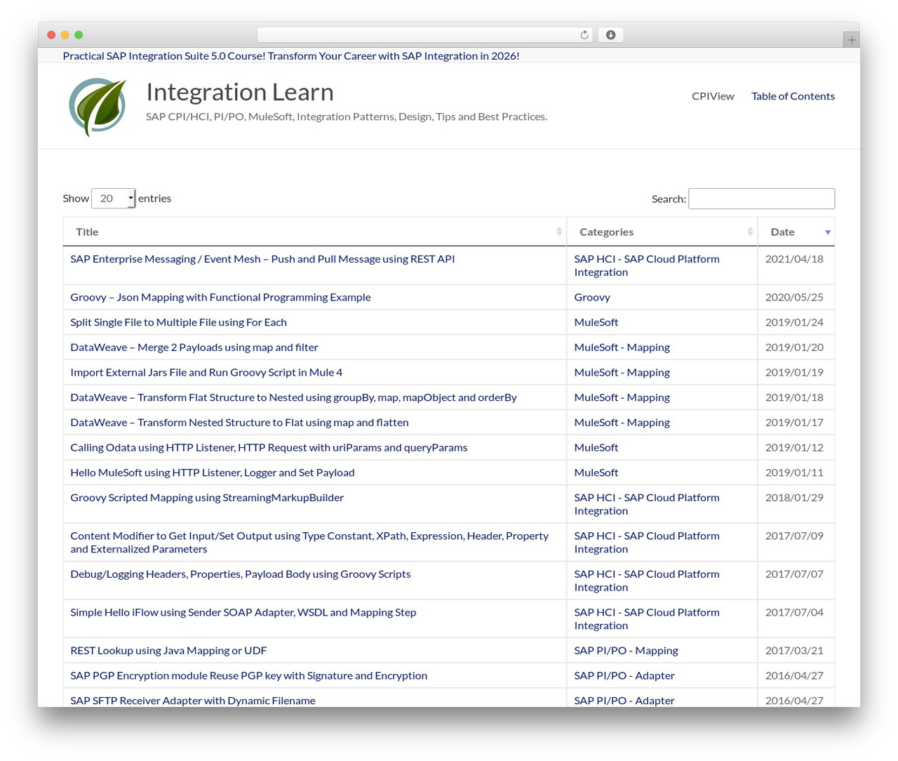 Spacious best WordPress theme - integrationlearn.com