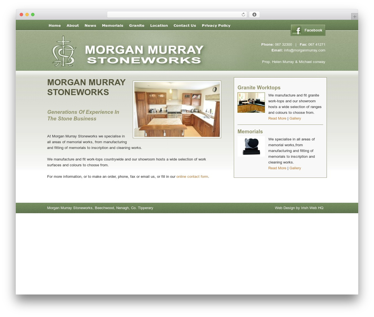 Theme WordPress CMS 2 - morganmurray.com